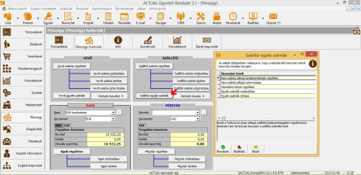 Egyéb pénzügyi bizonylatok felvitele