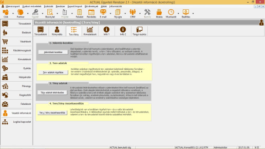 Kontrolling tervezés és jelentések