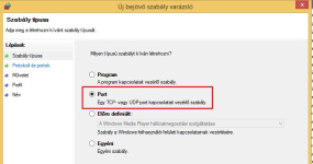 Tűzfal beállítása - 3